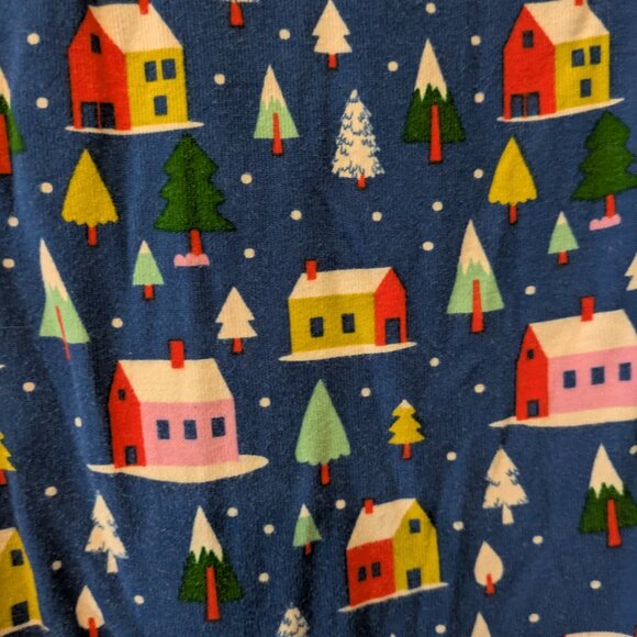 Hanna Andersson Holiday Christmas Long John Pajama Set 3T - Picture 9 of 9